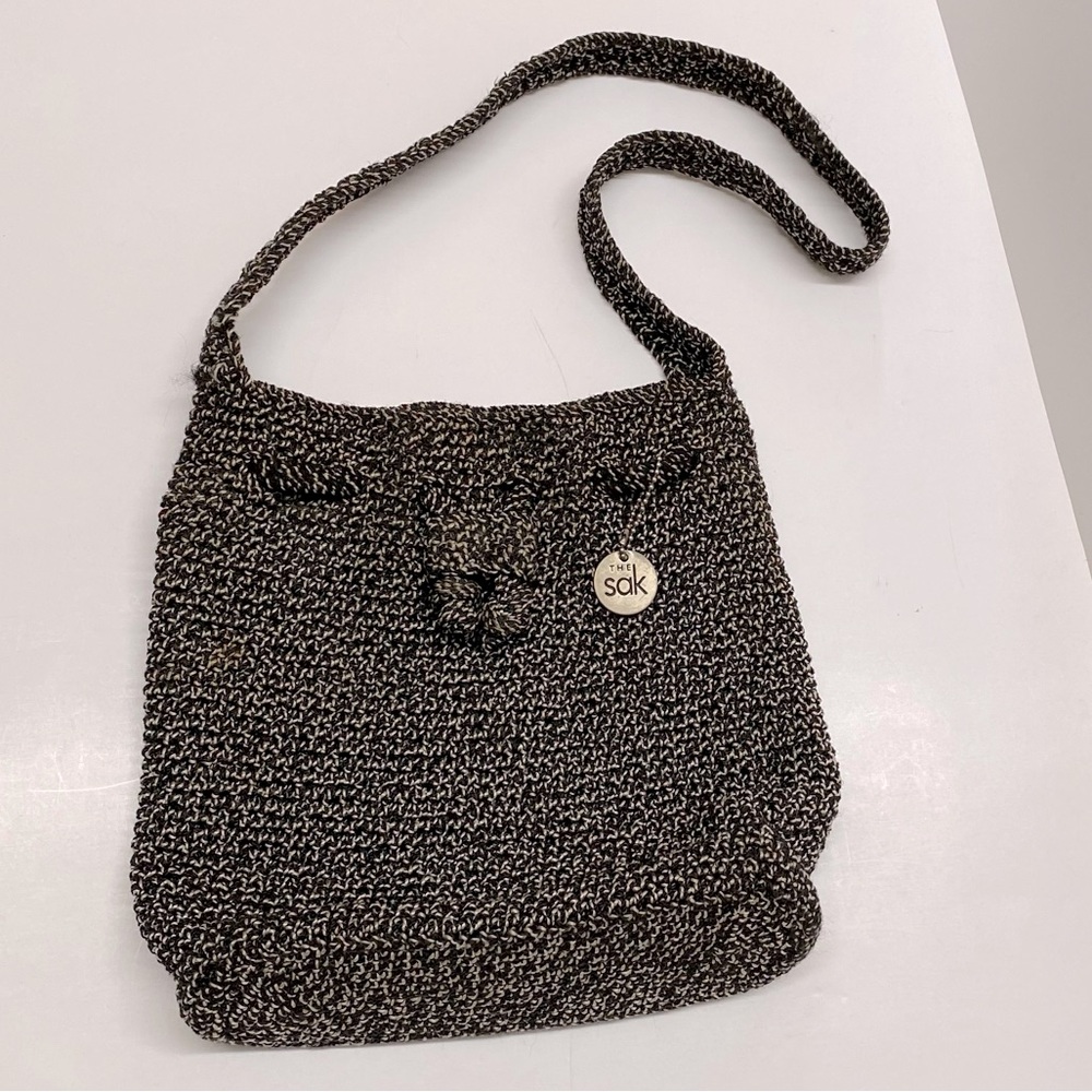 The Sak Crochet Medium Size Brown Purse Bag BoHo